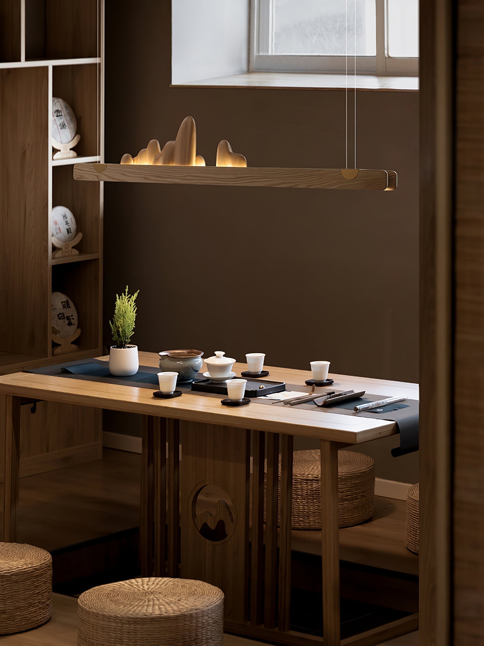 Daniel Moderne Pendelleuchte aus Holz-Letslighting