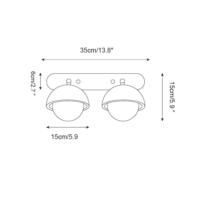 Gavilo Travertine Double Wall Lamp - Letslighting