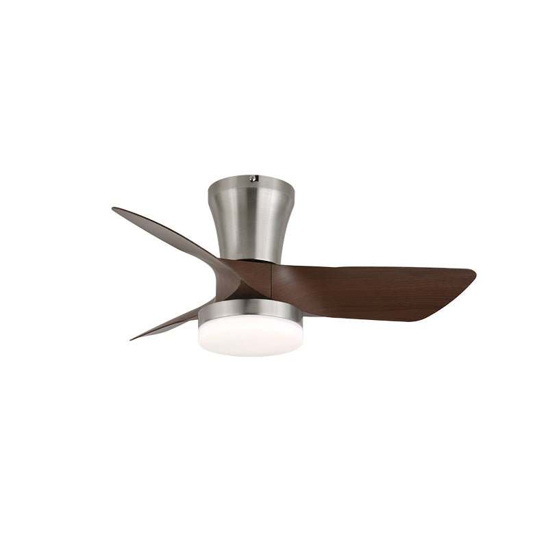 Luvora Minimalistischer Holz-Deckenventilator mit Licht