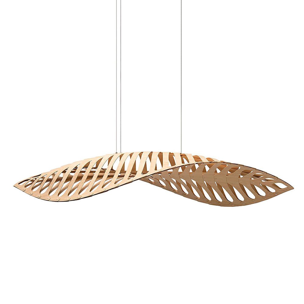 Veliren Blatt Holz Pendelleuchte-Letslighting