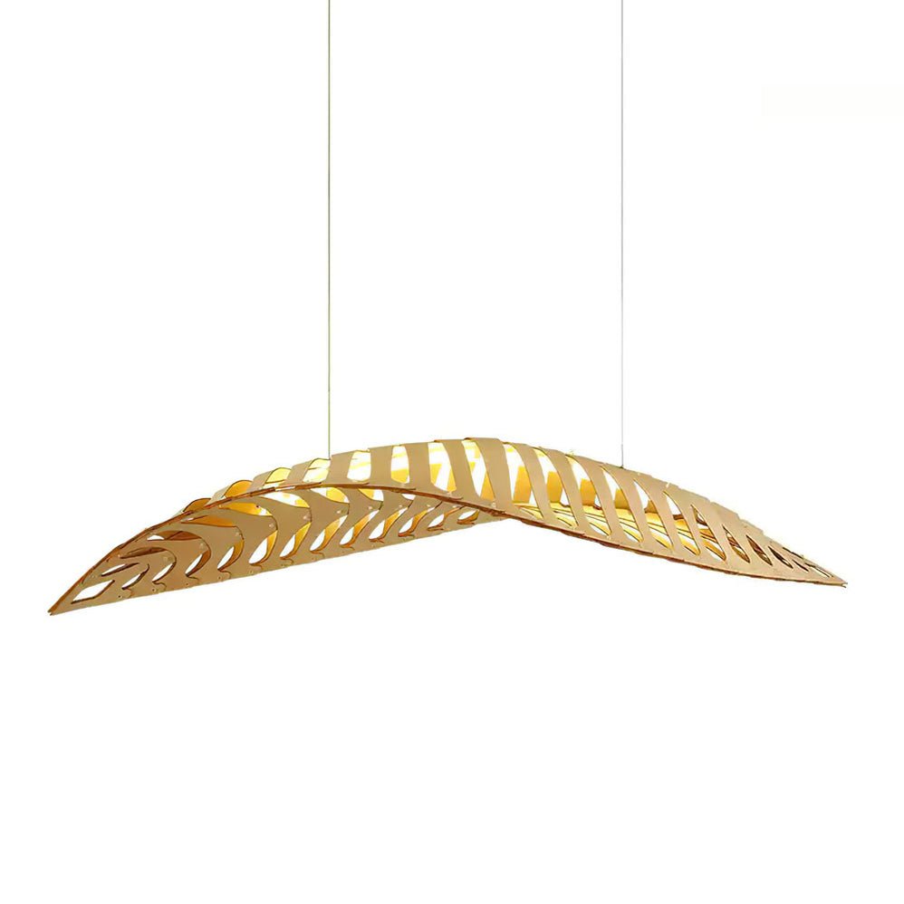 Veliren Blatt Holz Pendelleuchte-Letslighting