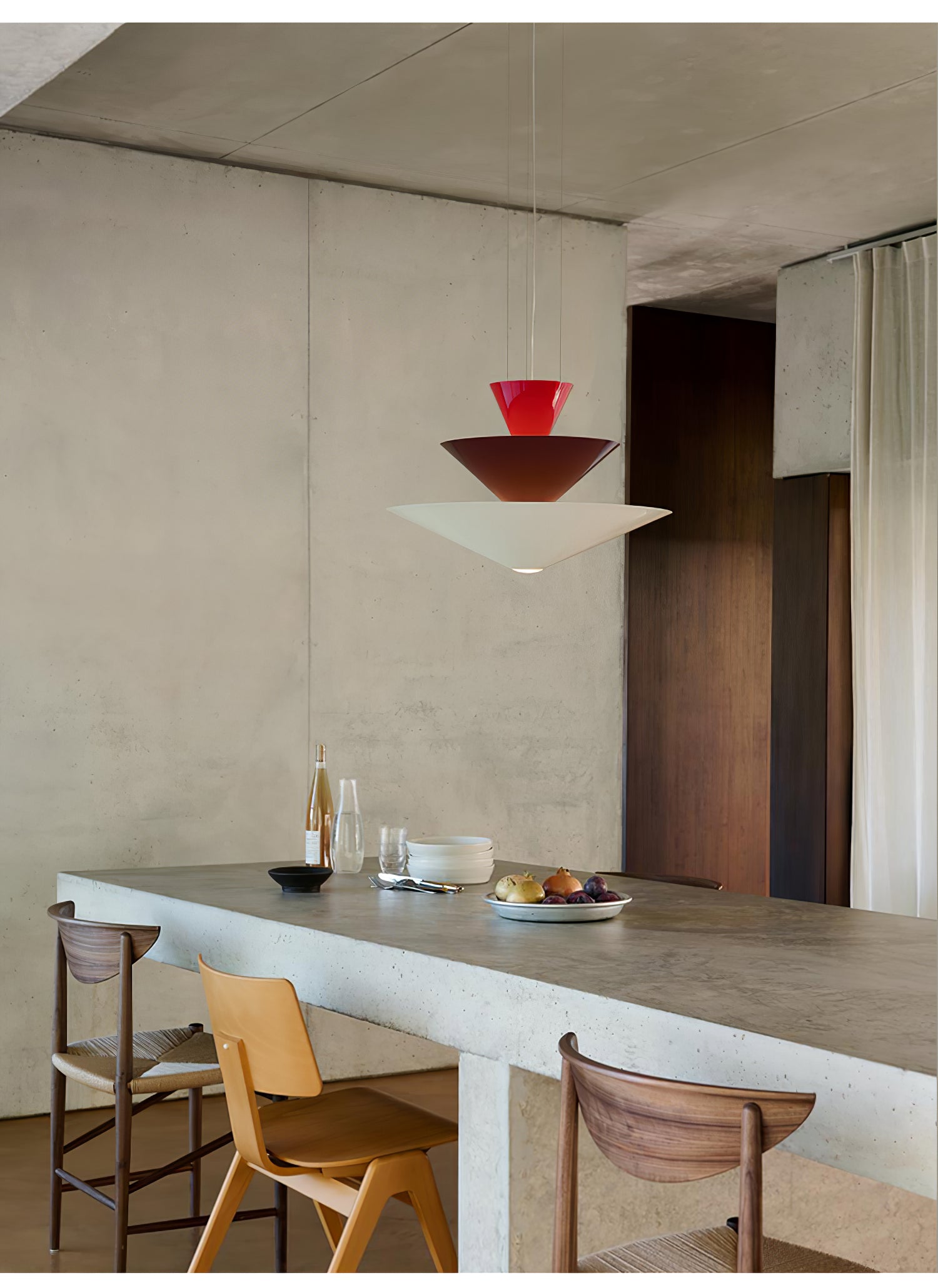 Pyramia Gestufte Pendelleuchte mit Farbblock-Letslighting
