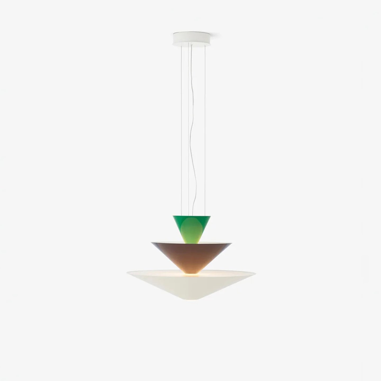 Pyramia Gestufte Pendelleuchte mit Farbblock-Letslighting