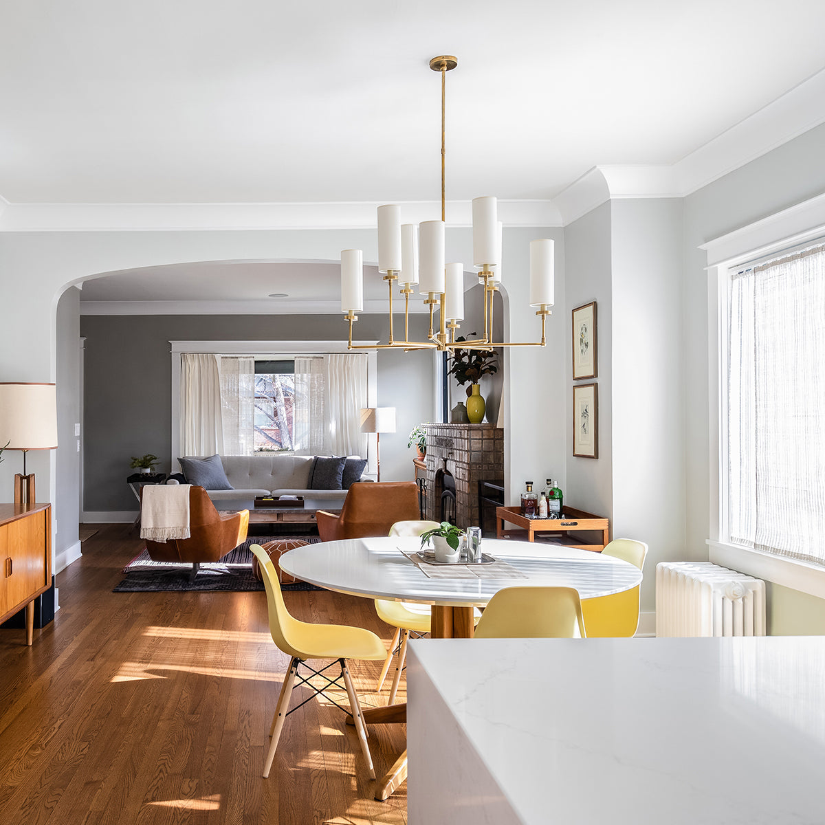 Eraeiel Postmoderner Luxus Messing-Stoff-Kronleuchter-Letslighting