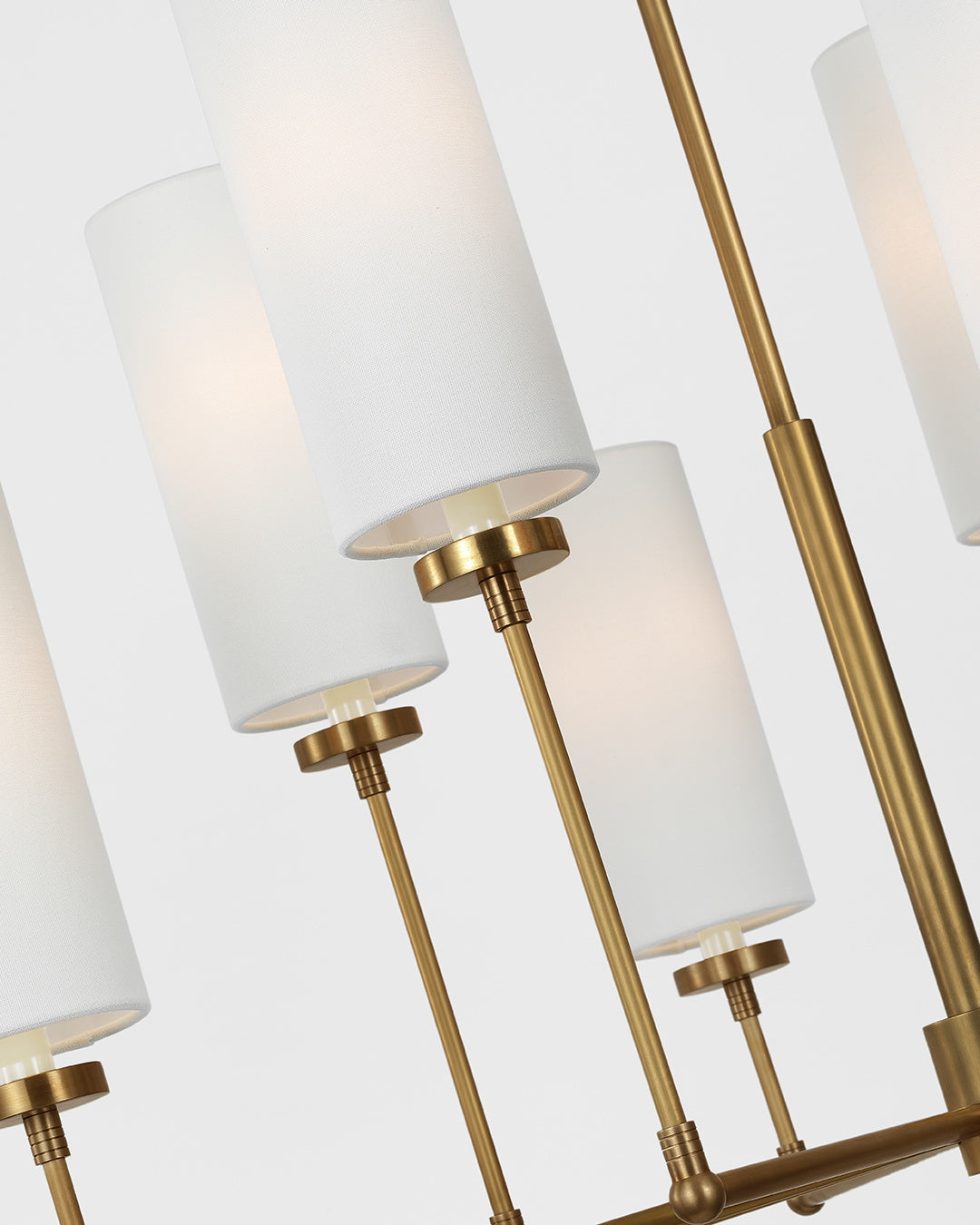 Eraeiel Postmoderner Luxus Messing-Stoff-Kronleuchter-Letslighting