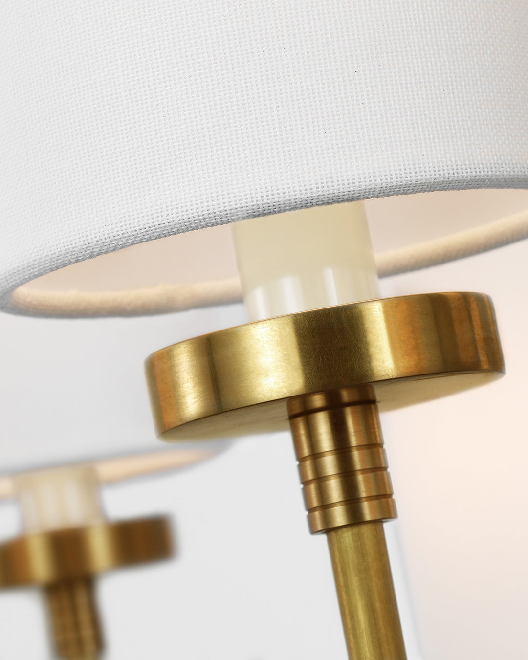 Eraeiel Postmoderner Luxus Messing-Stoff-Kronleuchter-Letslighting