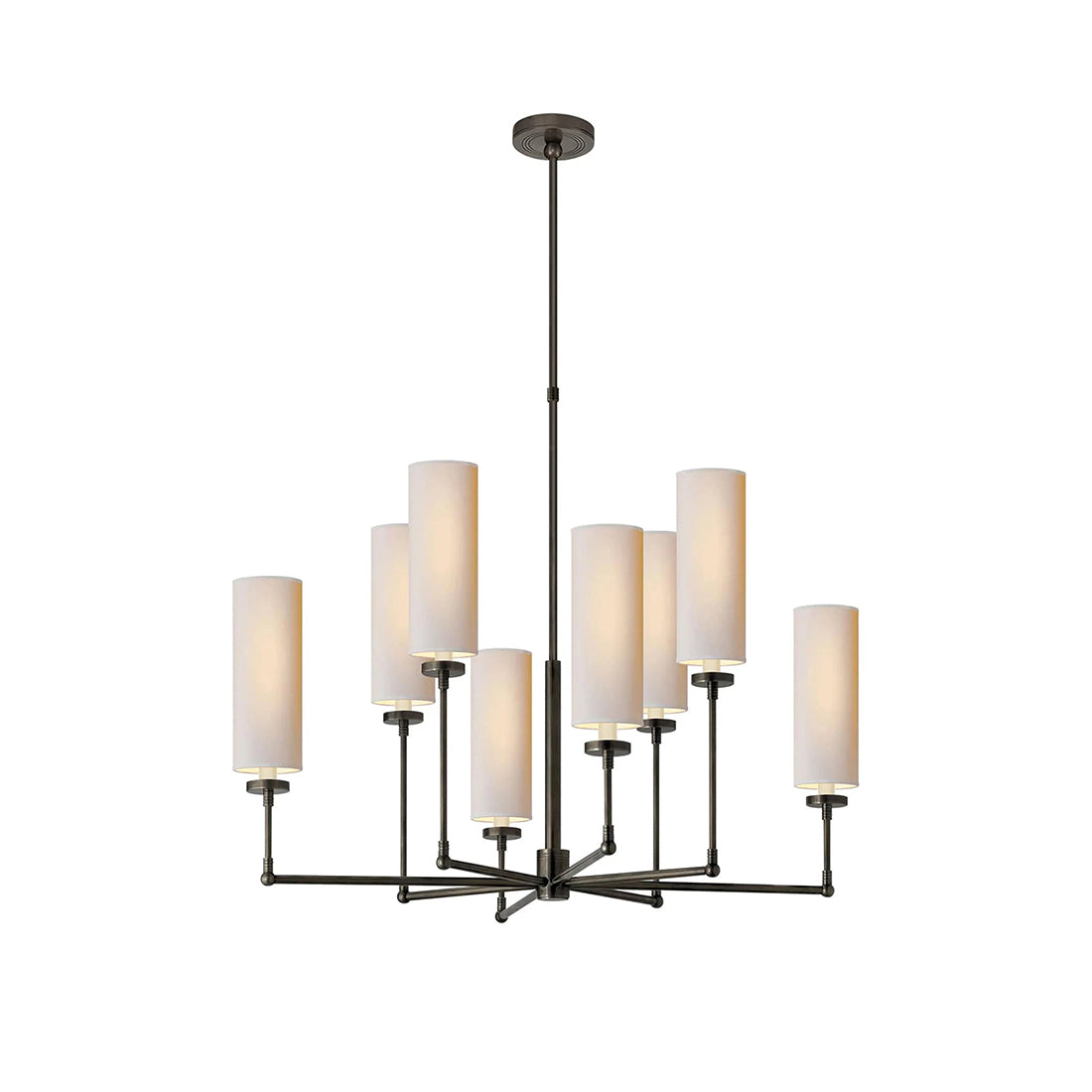 Eraeiel Postmoderner Luxus Messing-Stoff-Kronleuchter-Letslighting