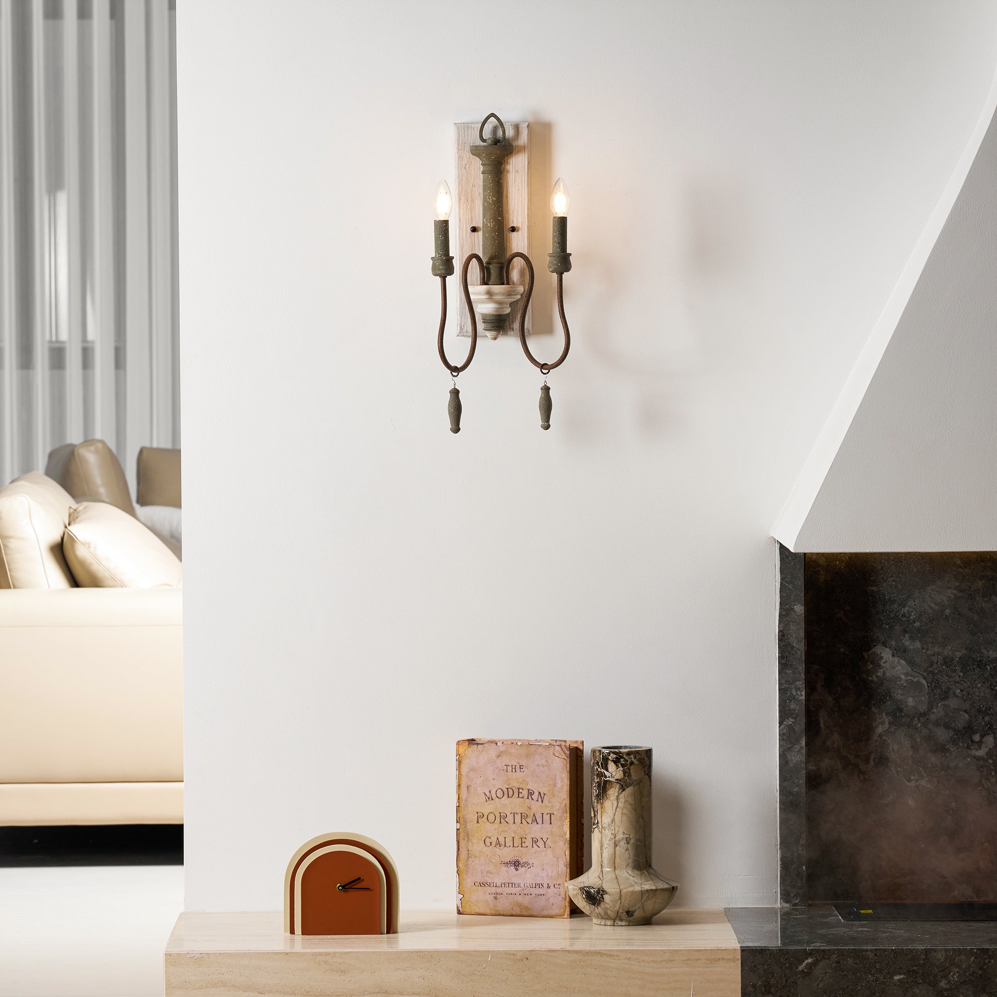 Zoe Klassische Vintage-Wandleuchte-Letslighting
