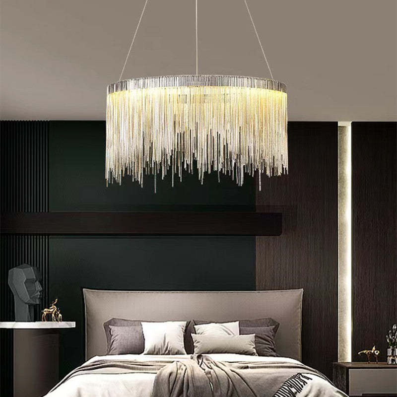 Kristy Nordisch Kronleuchter Silber/Rosegold Schlaf/Wohnzimmer-Letslighting