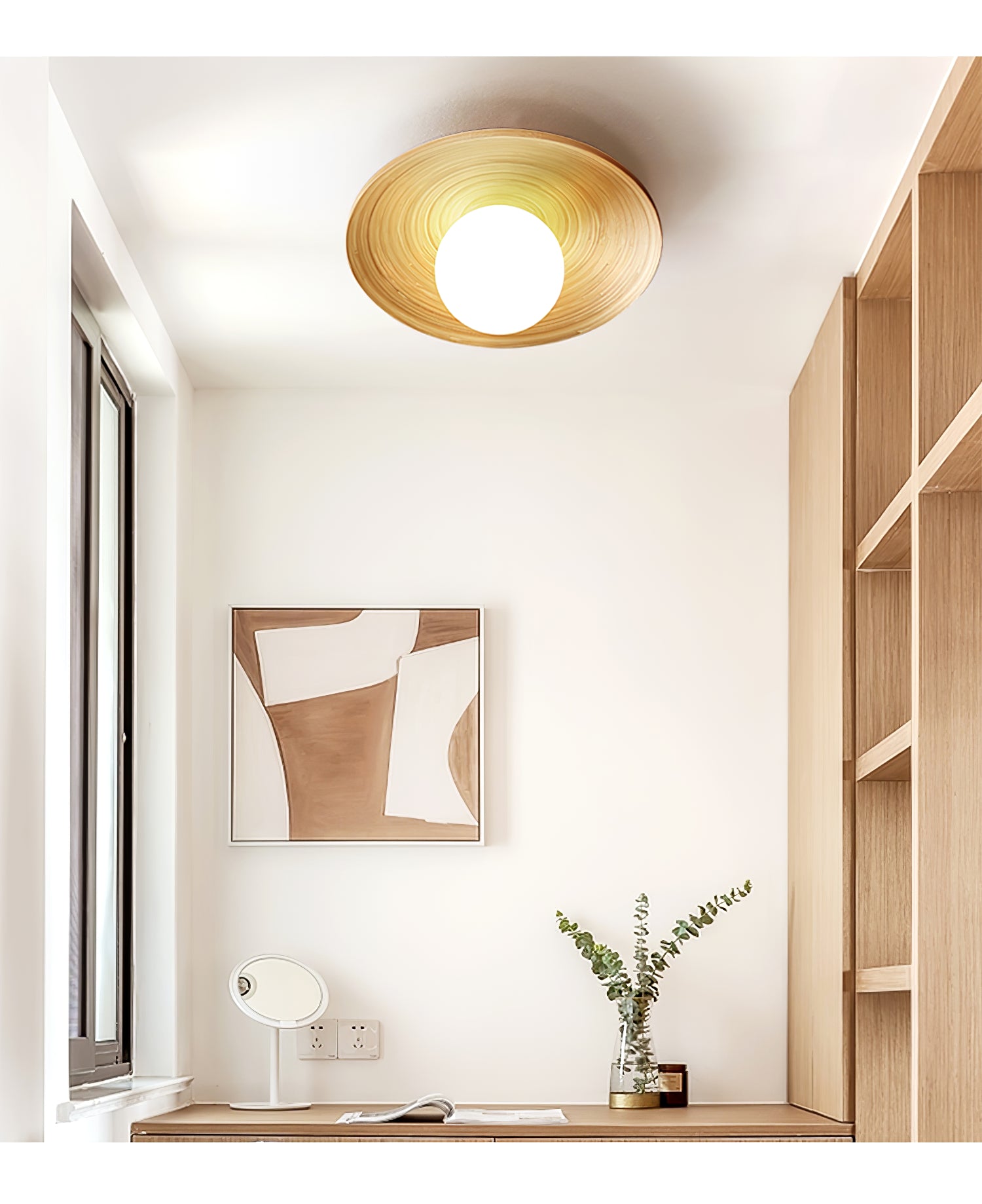 Lustra Deckenleuchte Soluna Wood Orbital-Letslighting