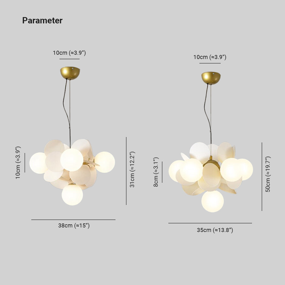 Nexen Mehrfarbiger Blumen‐Zweig‐Kronleuchter