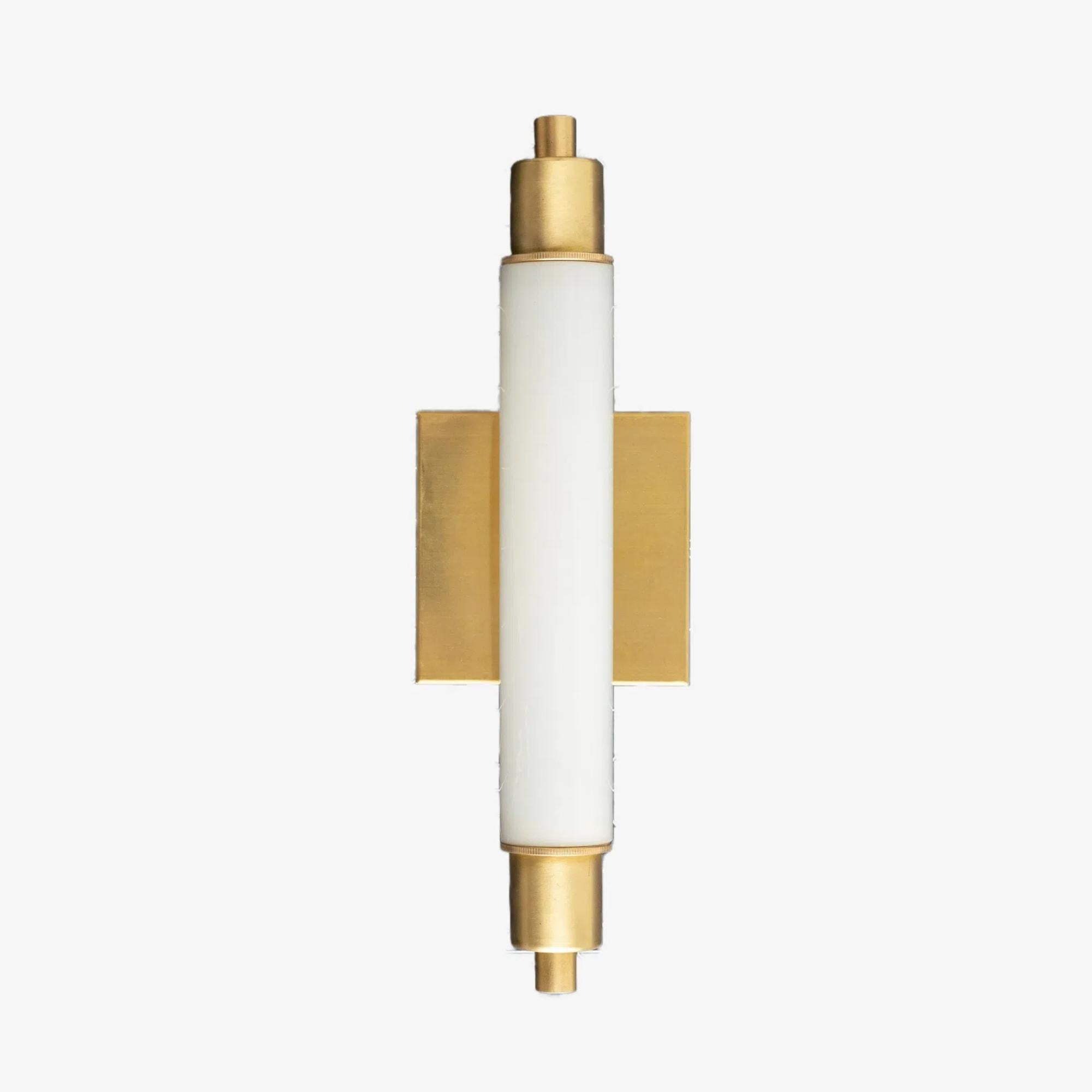 Ornato Luxe Moderne Vanity-Wandleuchte – Art-Deco-Wandleuchte mit Zylinderschirm