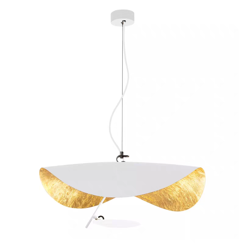 Arisha Design LED Pendelleuchte/Denkenleuchte Gold/Schwarz Wohnzimmer