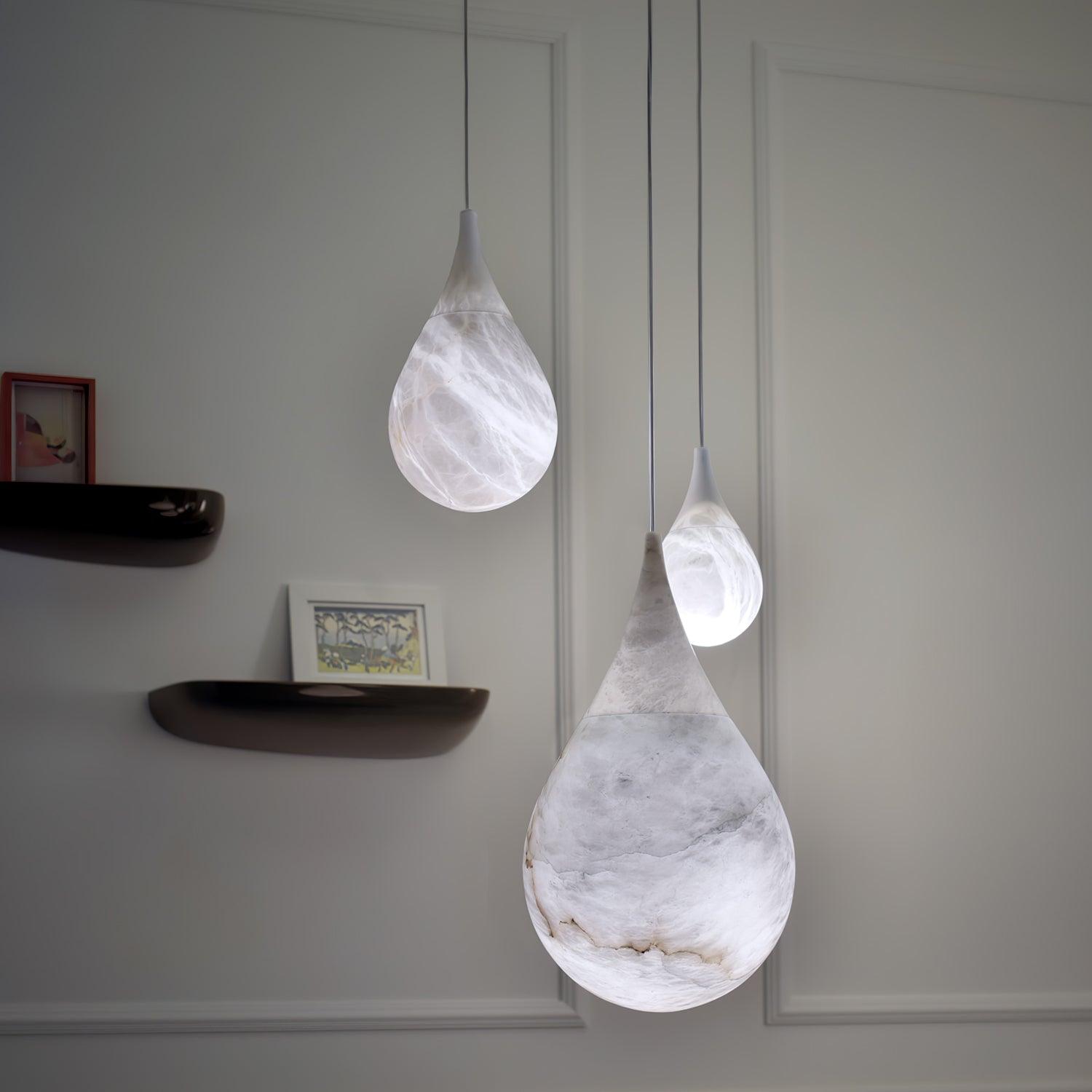 Marble Raindrop Pendant Light - Blowlighting