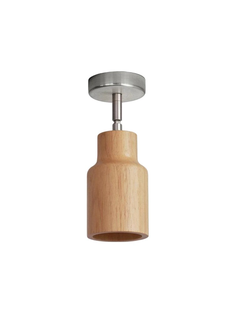 Deckenstrahler mit Holzschiene – Stilvolles Design, Mehrwinkelbeleuchtung