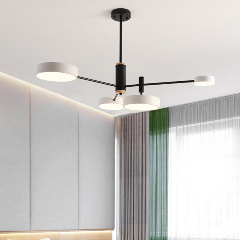 Arisha Modern LED Pendelleuchte Gold/Weiß/Grau Wohn/Schlaf/Esszimmer Esstisch Metall&Holz 3 Farbwechsel Per Schalter-Letslighting