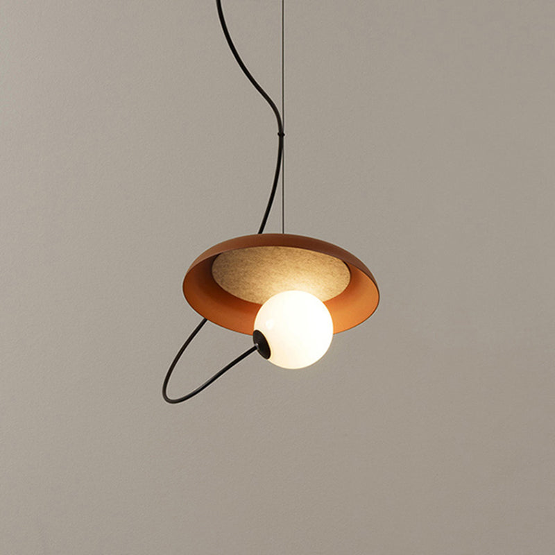 Avi Modern LED Pendelleuchte Ring Esszimmer 3 Farben Acryl/Metall