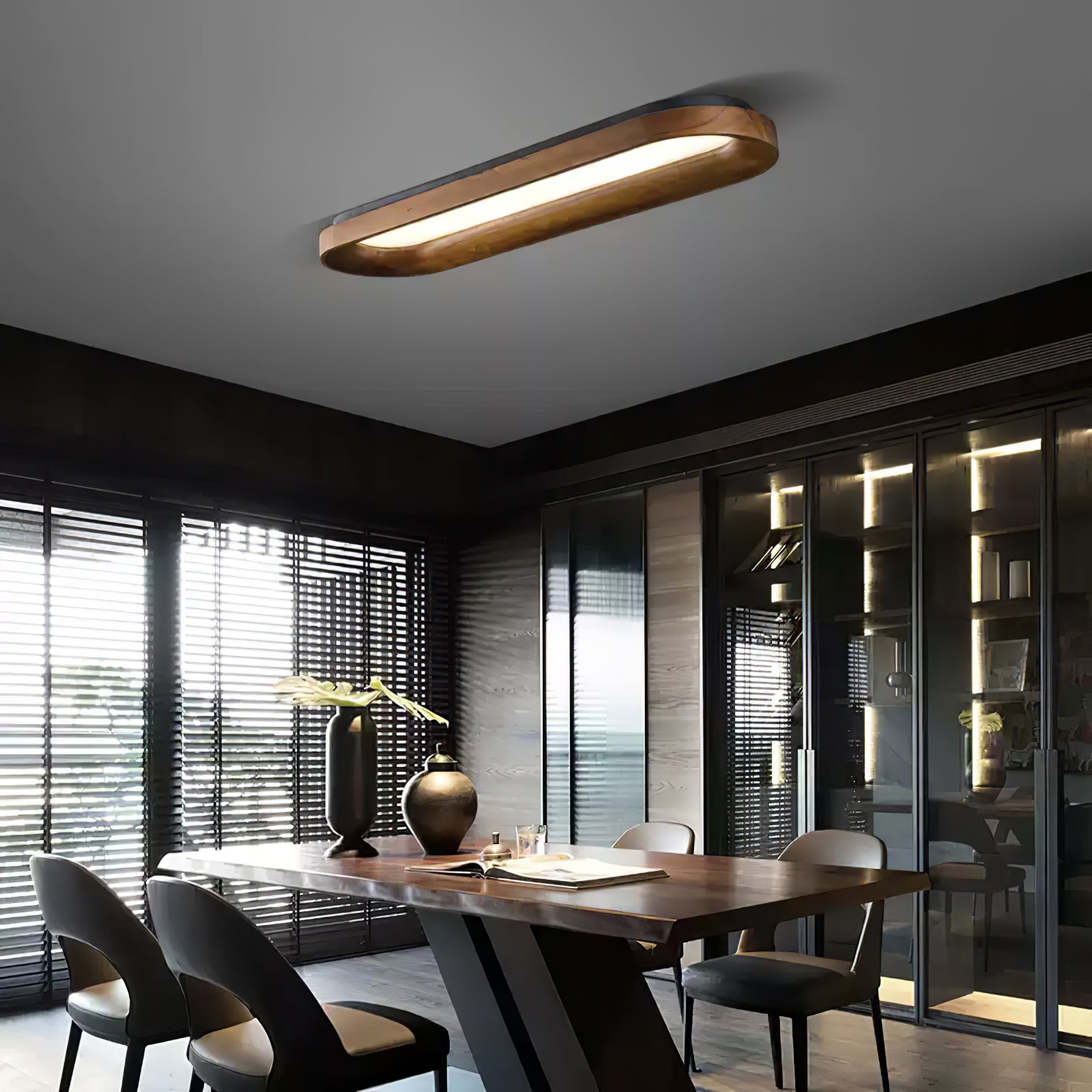 Zatalel Modern Minimalistisch Fließend Wolke Holz Deckenleuchte-Letslighting