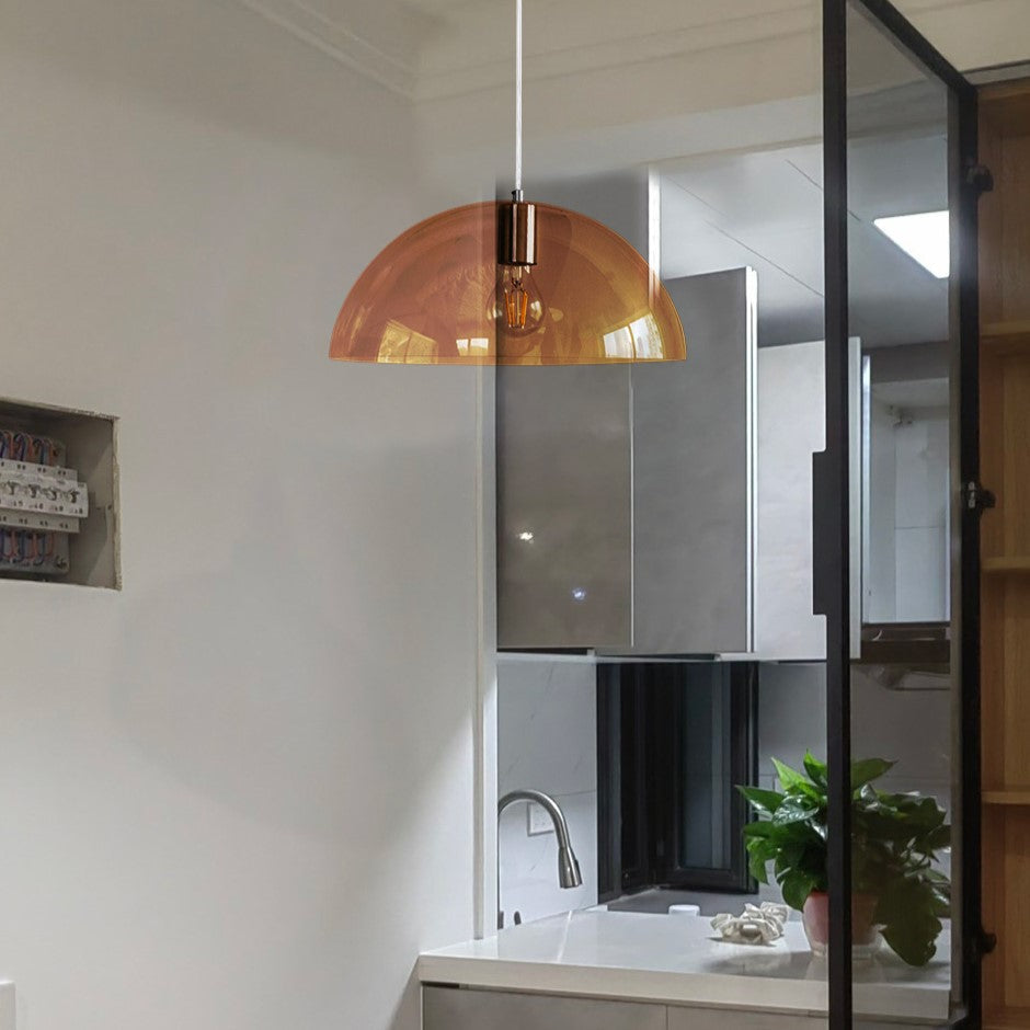 Valentina Modern Rund Metall PVC Pendelleuchte Küche Wohnzimmer