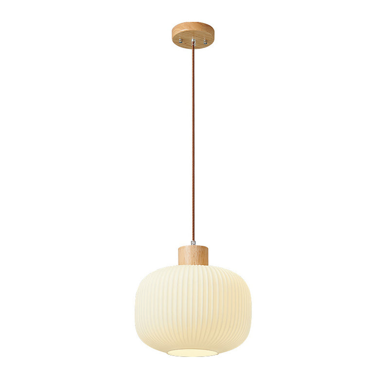 Muto Modern LED Pendelleuchte Weiß 2 Stile Ess/Wohnzimmer Holz/Glas