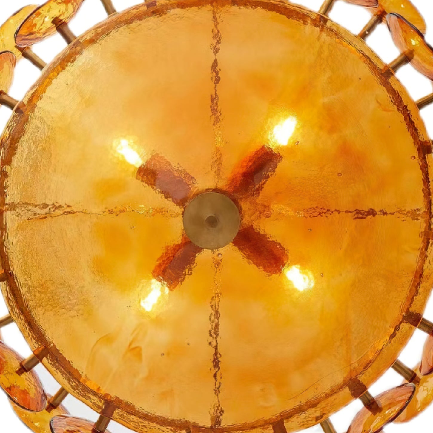 Lorenzo Kronleuchter, Detail der Aufhängung