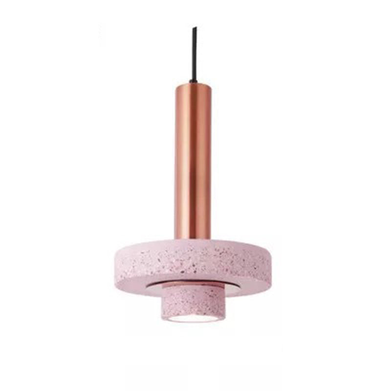 Arisha Modern LED Pendelleuchte Zylinder Wohn/Schlafzimmer Metall