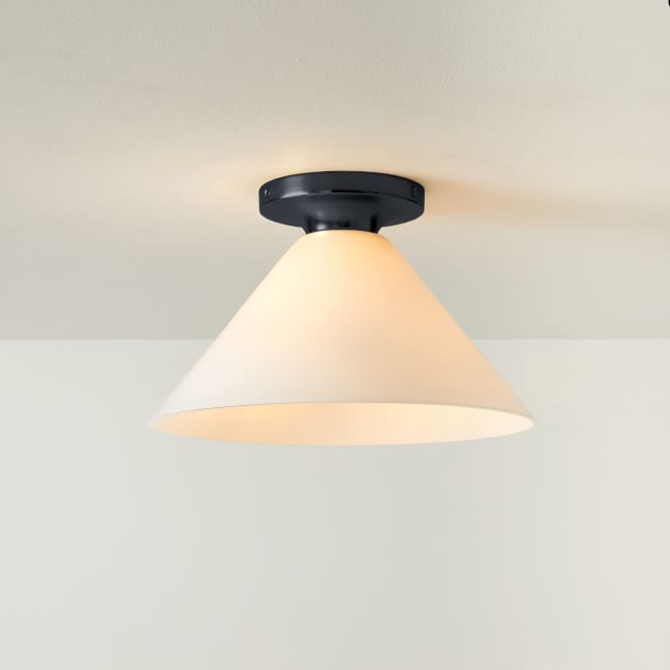 Skulpturale Glas-Deckenleuchte für moderne Räume