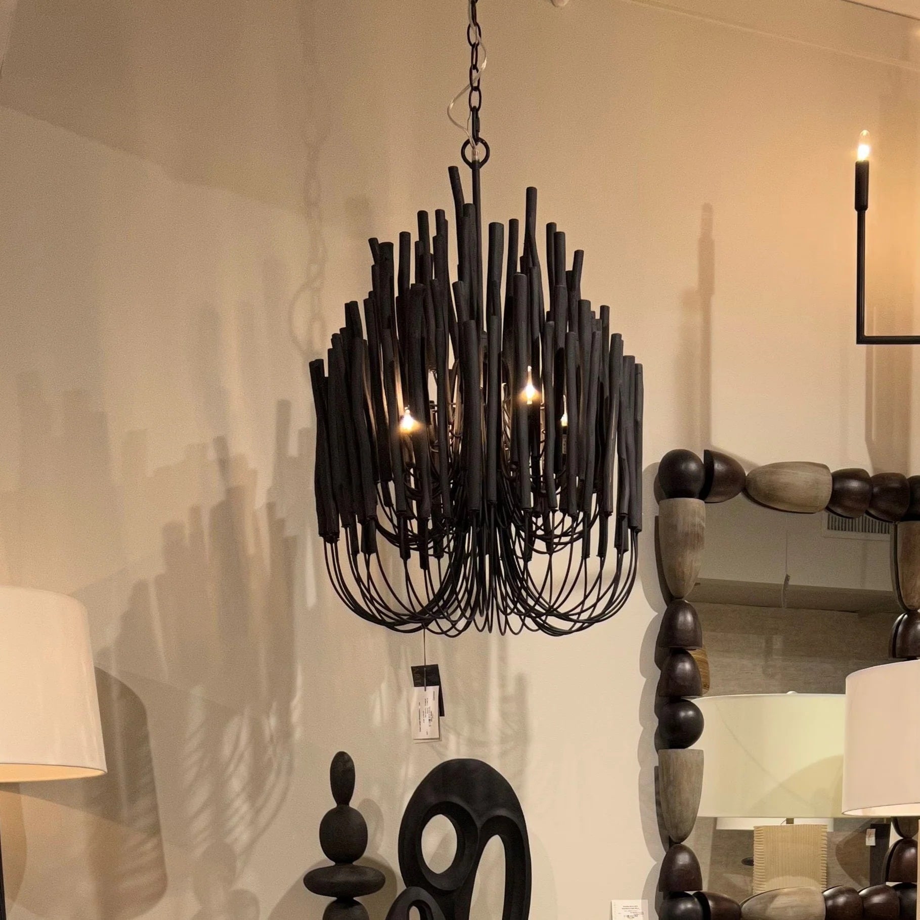 Ulshayra Postmodern Luxus Multi-Stick Holz Kronleuchter-Letslighting