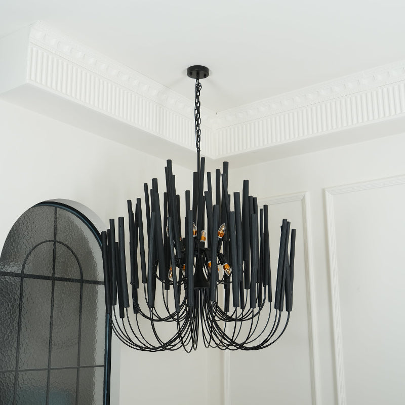 Ulshayra Postmodern Luxus Multi-Stick Holz Kronleuchter-Letslighting