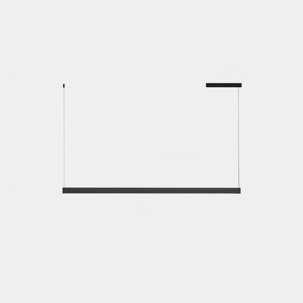 Pendelleuchte Büro/Insel Linear LED Dimmbar Up&Down, Schwarz