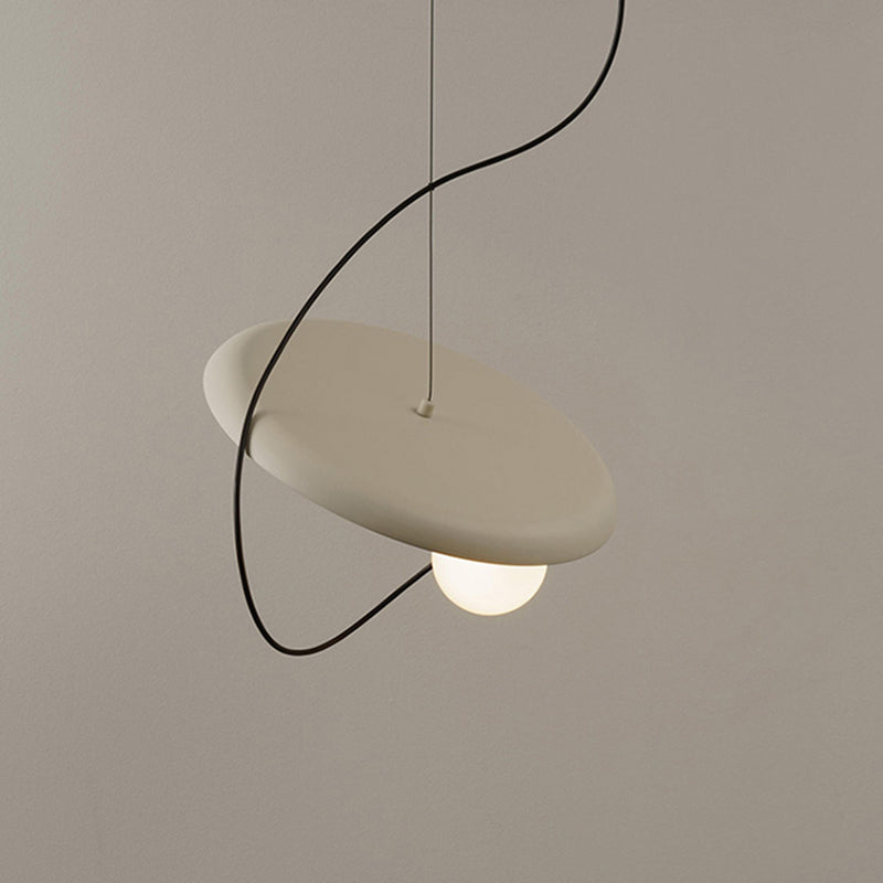 Avi Modern LED Pendelleuchte Ring Esszimmer 3 Farben Acryl/Metall
