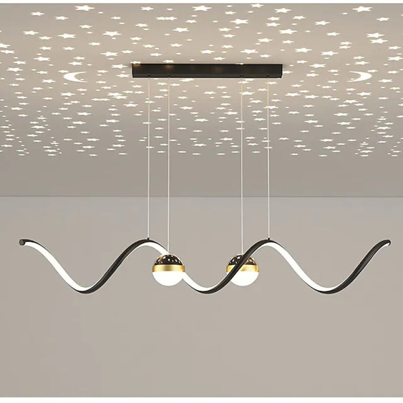 Arisha Moderne LED Pendelleuchte Stern-Design Esszimmer Metall/Acryl
