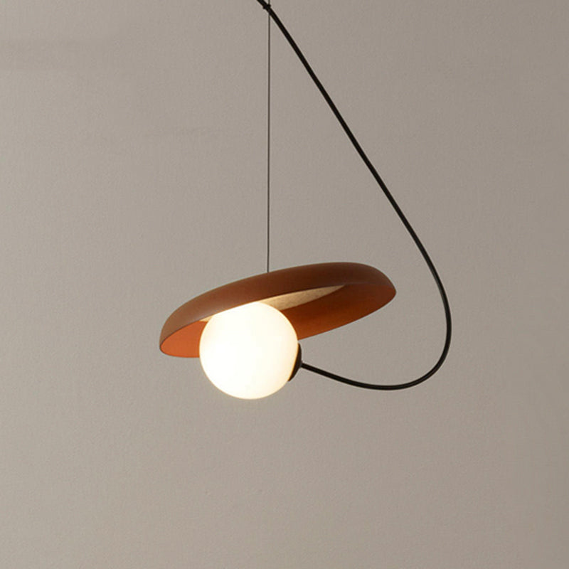 Avi Modern LED Pendelleuchte Ring Esszimmer 3 Farben Acryl/Metall