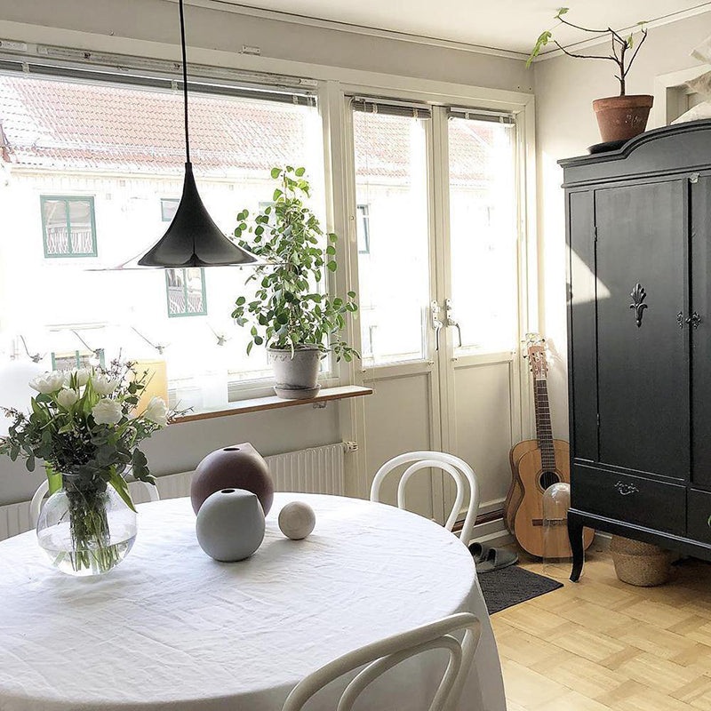 Cairns Moderne LED Pendelleuchte Esszimmer/Wohnzimmer Schwarz/Weiß