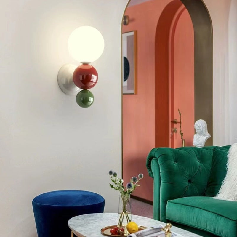 Valentina Modern LED Innenwandleuchte Weiß Metall Schlaf Wohnzimmer