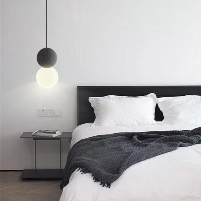 Byers Modern LED Pendelleuchte Schwarz Metall Schlaf Wohnzimmer