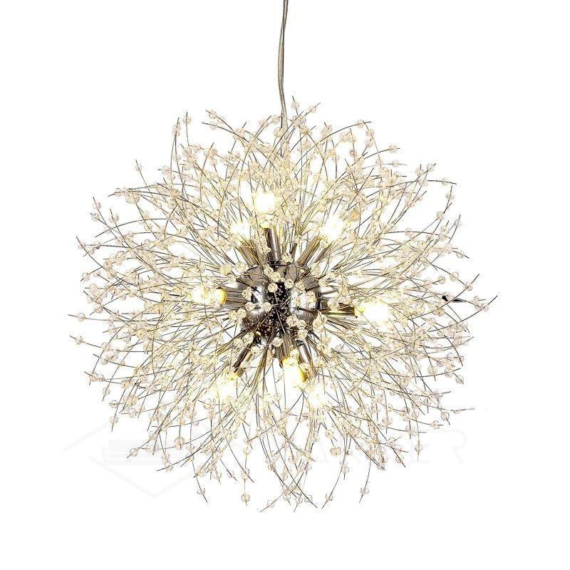 Lustra Chandelier Crystal Dandelion with Crystals-Letslighting