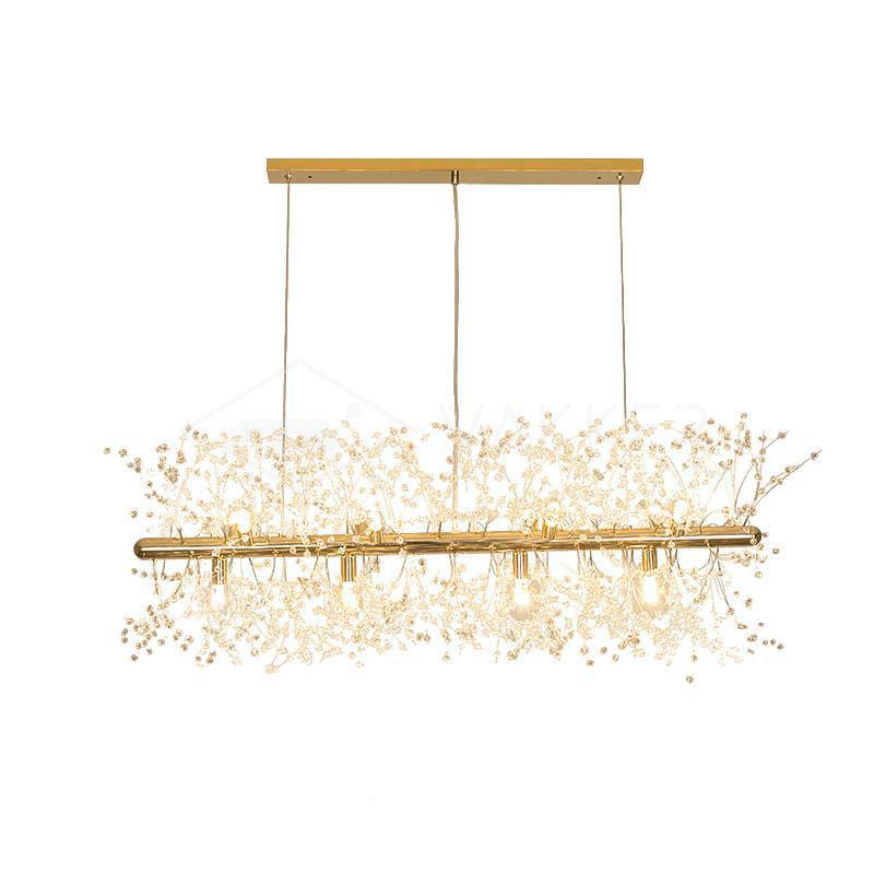 Lustra Chandelier Crystal Dandelion with Crystals-Letslighting