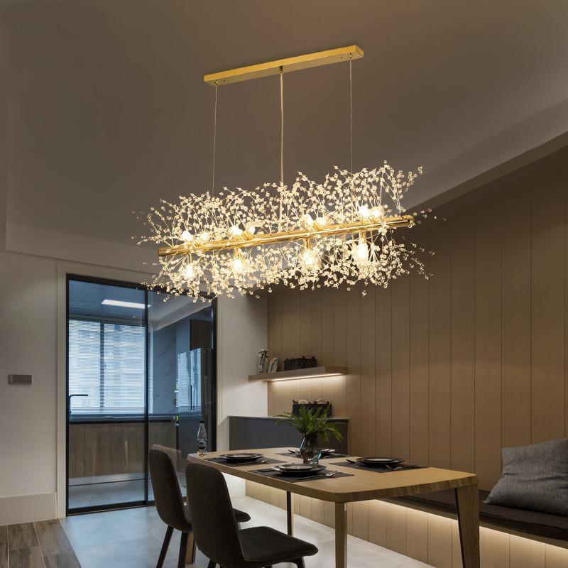 Lustra Chandelier Crystal Dandelion with Crystals-Letslighting