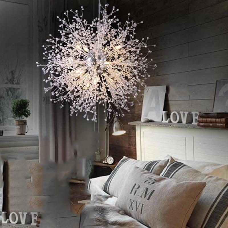 Lustra Chandelier Crystal Dandelion with Crystals-Letslighting