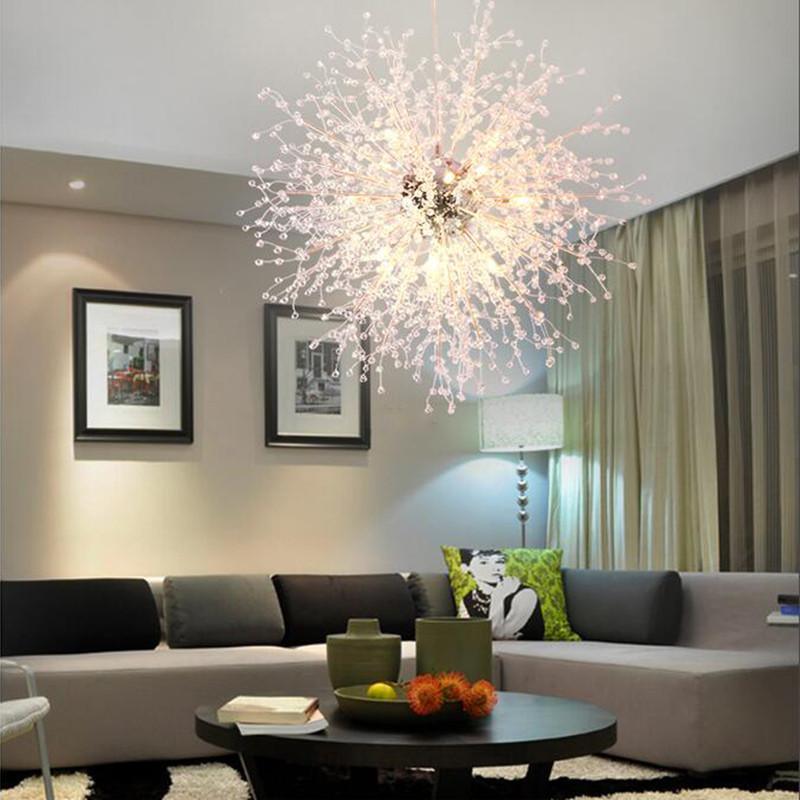 Lustra Chandelier Crystal Dandelion with Crystals-Letslighting