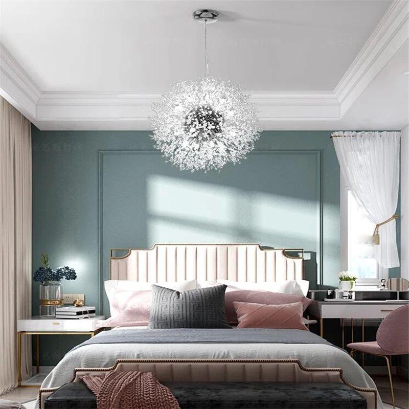 Lustra Chandelier Crystal Dandelion with Crystals-Letslighting