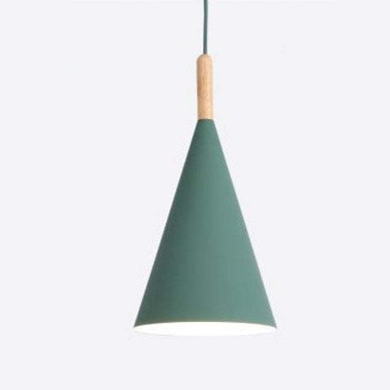 Arisha Modern LEDPendelleuchte Farbig Schlaf/Wohnzimmer Holz