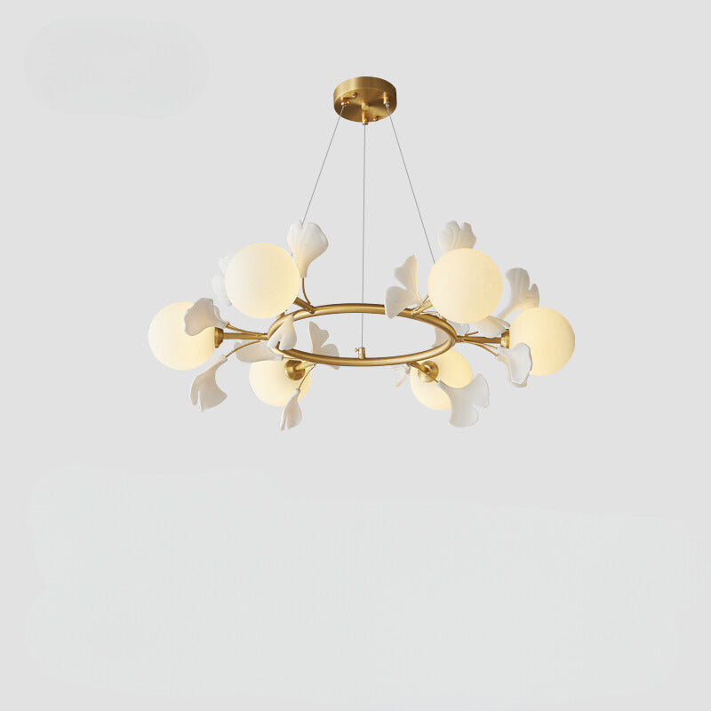 Olivia Luxus Minimalistisch Kronleuchter Kreative Blatt Glas Wohnzimmer