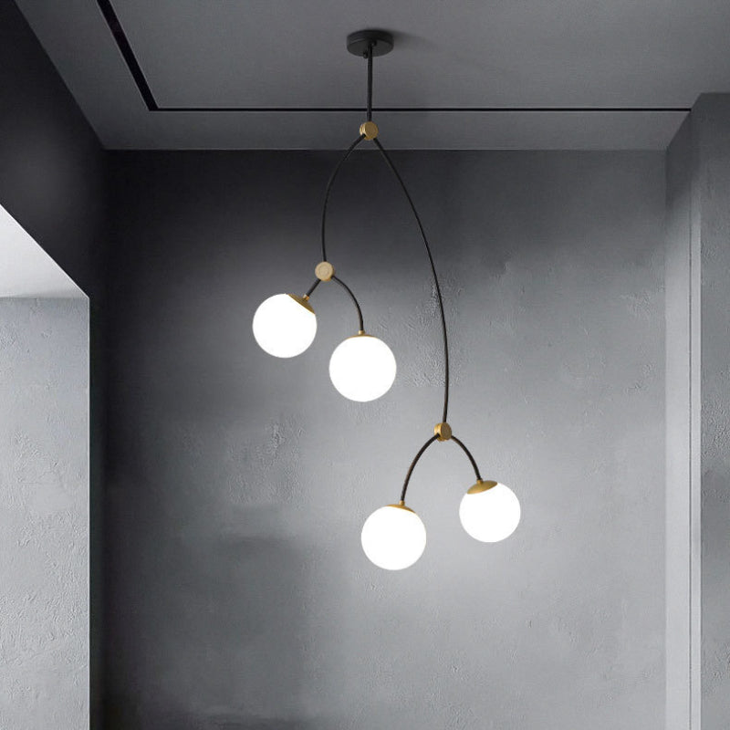 Valentina Modern Design LED Kronleuchter Metall Glas Esszimmer Wohnzimmer