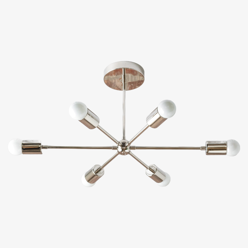 Mobilux Line Minimalistisches Design Metall-Pendelleuchte – Geometrische, moderne Lampe für den Essbereich