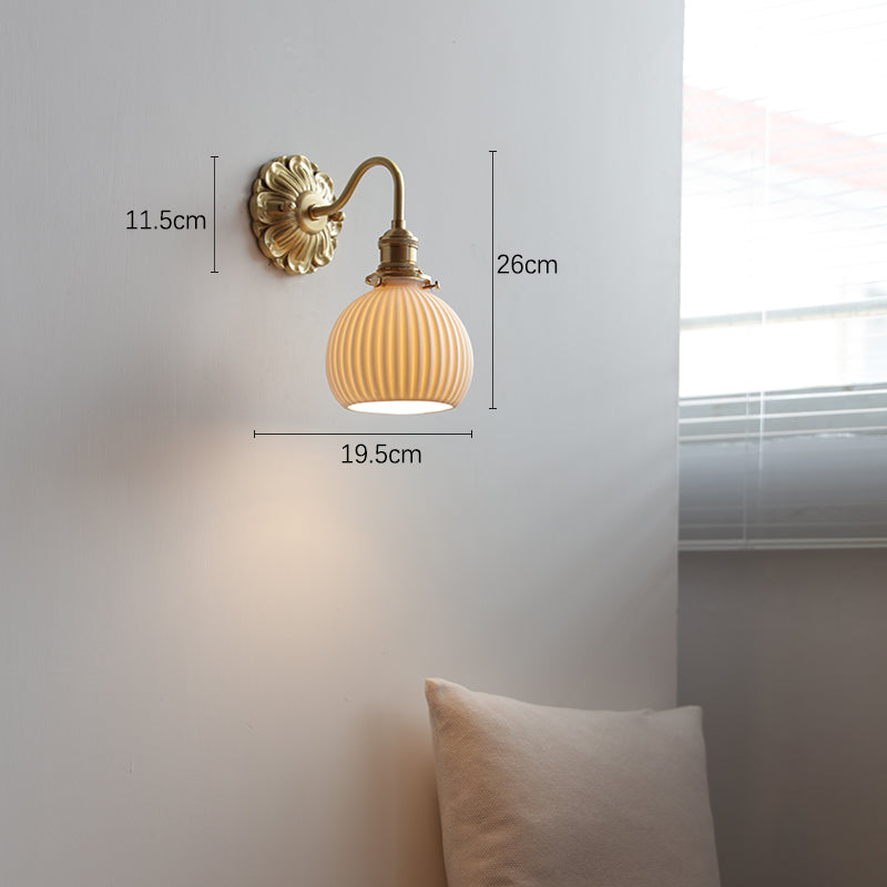 Wandleuchte mit ausgeschaltetem Licht