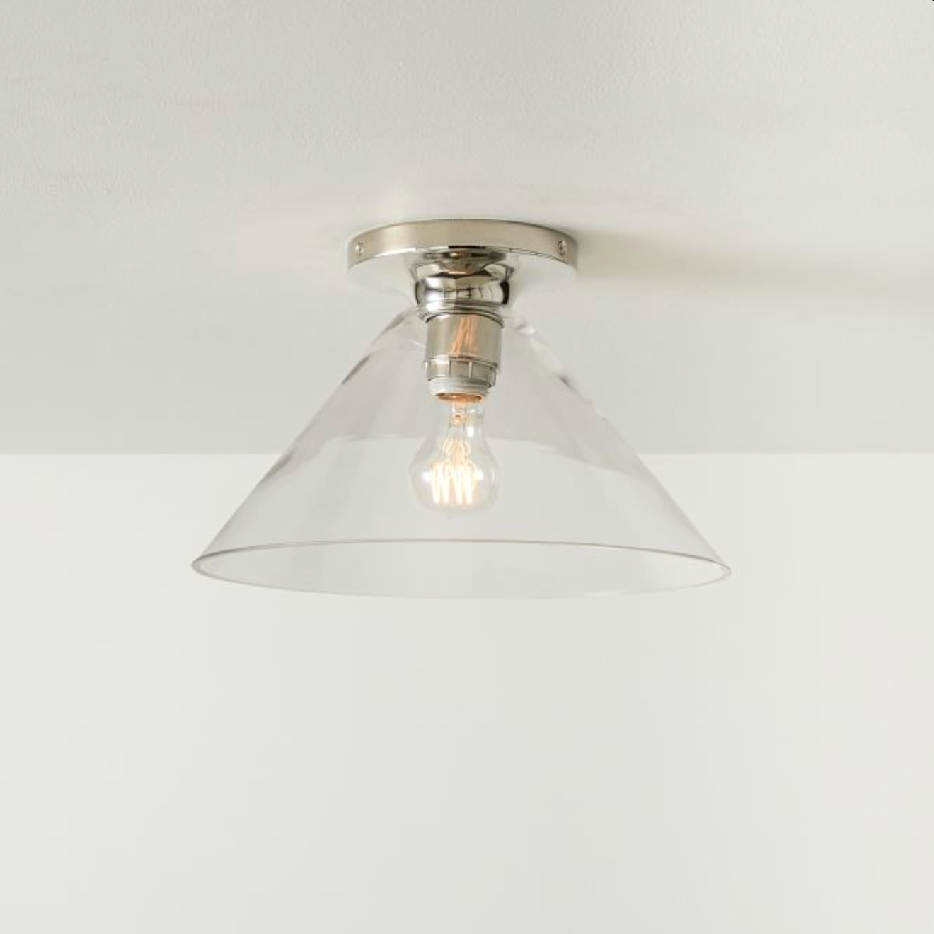 Skulpturale Glas-Deckenleuchte für moderne Räume