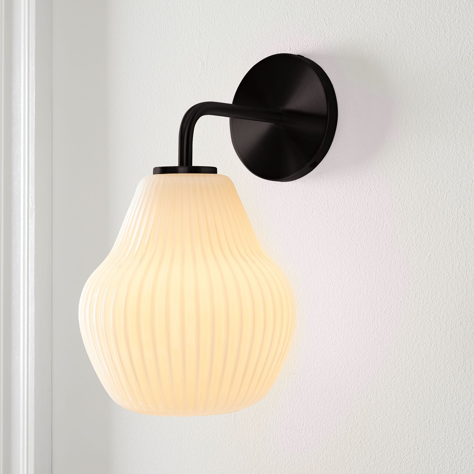 Installationsansicht der fest verdrahteten Wandlampe