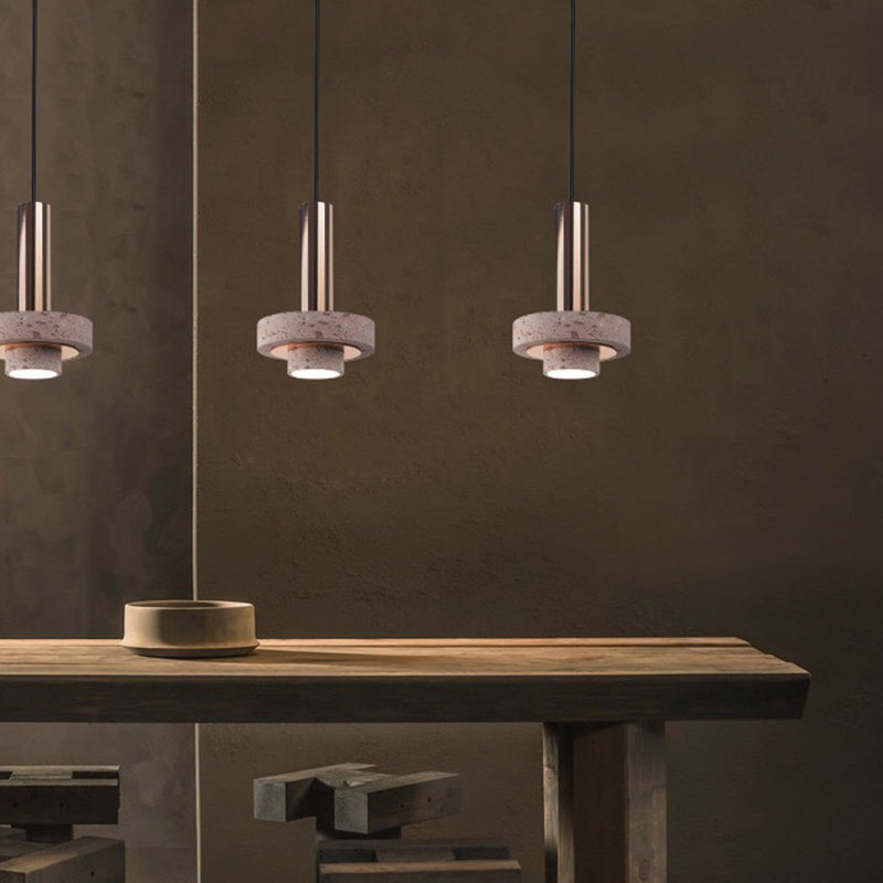 Arisha Modern LED Pendelleuchte Zylinder Wohn/Schlafzimmer Metall